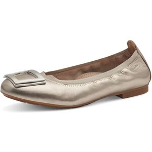 Tamaris Ballerina's voor dames, 8-82103-42, LT Gold, 38 EU breed, Lt Gold, 38 EU Breed Tamaris Ballerina's voor dames, 8-82103-42, LT Gold, 38 EU breed, Lt Gold, 38 EU Breed