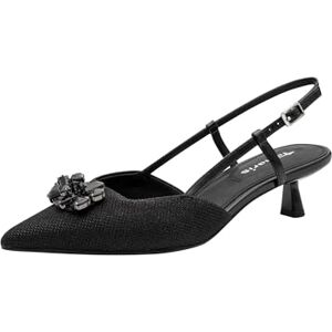 Tamaris Dames Sling 1-29512-46 Pumps, Black Glam, 38 EU Tamaris Dames Sling 1-29512-46 Pumps, Black Glam, 38 EU