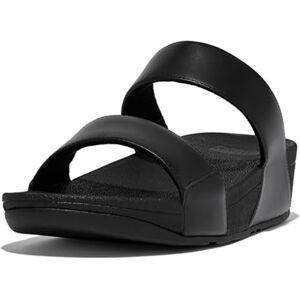 Fitflop Lulu lederen sandaal met sleehak voor dames, Zwart, 39 EU Fitflop Lulu lederen sandaal met sleehak voor dames, Zwart, 39 EU