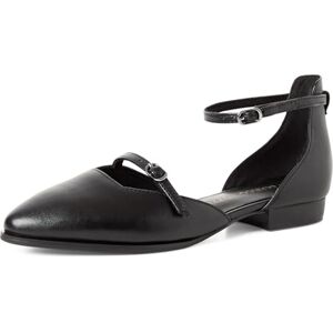MARCO TOZZI Ballerinas 2-24444-46, balletschoenen voor dames, zwart, maat 41 MARCO TOZZI Ballerinas 2-24444-46, balletschoenen voor dames, zwart, maat 41