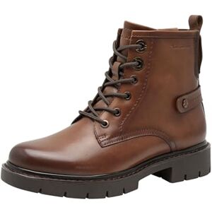 Tamaris Dames Comfort Lace Boot Flat Halflange laarzen, cognac, 37 EU, cognac, 37 EU Tamaris Dames Comfort Lace Boot Flat Halflange laarzen, cognac, 37 EU, cognac, 37 EU