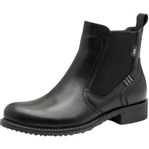 Tamaris Dames 1-25821-45 Chelsea-laarzen, zwart leer, 36 EU, zwart leder, 36 EU Tamaris Dames 1-25821-45 Chelsea-laarzen, zwart leer, 36 EU, zwart leder, 36 EU