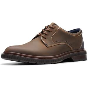 Clarks Heren Burchill Derby Oxford, Bijenwas Leer, 11 Clarks Heren Burchill Derby Oxford, Bijenwas Leer, 11