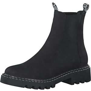 Tamaris Dames 1-1-25455-09 enkellaarsjes, zwart NUBUC, 36 EU Tamaris Dames 1-1-25455-09 enkellaarsjes, zwart NUBUC, 36 EU