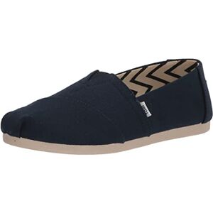 TOMS Alpargata Loafer Flat voor dames van gerecycled katoen, marineblauw, 38 EU TOMS Alpargata Loafer Flat voor dames van gerecycled katoen, marineblauw, 38 EU