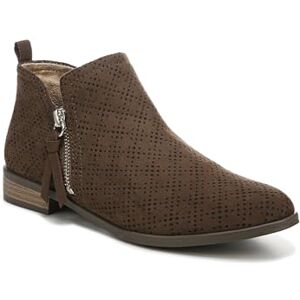 Dr.Scholl's SHOES Dr. Scholl's Vrouwen Rate Zip Booties enkellaars, Chocolade Bruin Microfiber Geperforeerd, 39.5 EU Dr.Scholl's SHOES Dr. Scholl's Vrouwen Rate Zip Booties enkellaars, Chocolade Bruin Microfiber Geperforeerd, 39.5 EU