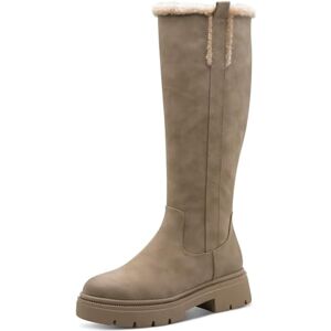 MARCO TOZZI Dames Long Boot 2-26628-45 sneeuwlaarzen, taupe, 36 EU, taupe, 36 EU MARCO TOZZI Dames Long Boot 2-26628-45 sneeuwlaarzen, taupe, 36 EU, taupe, 36 EU