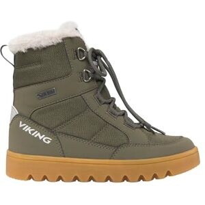 Viking Fleek Warm GTX Zip Sneeuwlaarzen, uniseks, kinderen, Grenen, olijfgroen, 35 EU Smal Viking Fleek Warm GTX Zip Sneeuwlaarzen, uniseks, kinderen, Grenen, olijfgroen, 35 EU Smal