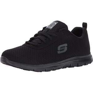 Skechers Ghenter Bronaugh foodservice schoen voor dames, Black Mesh Water Stain Repellent Behandeling, 36.5 EU Skechers Ghenter Bronaugh foodservice schoen voor dames, Black Mesh Water Stain Repellent Behandeling, 36.5 EU