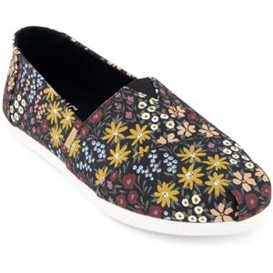 TOMS Alpargata Cloudbound instappers voor dames, Zwarte wilde bloemen, 36 EU TOMS Alpargata Cloudbound instappers voor dames, Zwarte wilde bloemen, 36 EU