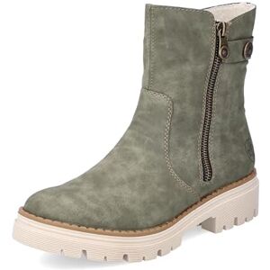 Rieker Z8564 Klassieke enkellaarsjes voor dames, groen, 37 EU Rieker Z8564 Klassieke enkellaarsjes voor dames, groen, 37 EU