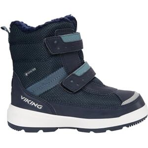 Viking Spelen Reflex Warm GTX 2V Sneeuwlaars, Navy/Houtskool, 4 UK Kind, Navy Houtskool, 4 UK Child Wide Viking Spelen Reflex Warm GTX 2V Sneeuwlaars, Navy/Houtskool, 4 UK Kind, Navy Houtskool, 4 UK Child Wide