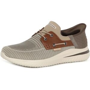 Skechers USA Instappers voor heren: Delson 3.0-Roth Loafer, Taupe, 41 EU Skechers USA Instappers voor heren: Delson 3.0-Roth Loafer, Taupe, 41 EU