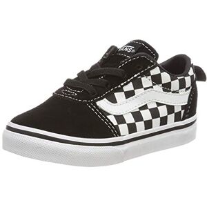 Vans Ward Slip-on canvas sneakers voor kinderen, uniseks, Black Checkers Black True White Pvc, 26 EU Vans Ward Slip-on canvas sneakers voor kinderen, uniseks, Black Checkers Black True White Pvc, 26 EU