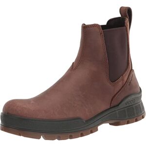 ECCO Track 25 Hydromax, Chelsea-laarzen voor heren, nubuckleer, cacao bruin, 12-12.5 US ECCO Track 25 Hydromax, Chelsea-laarzen voor heren, nubuckleer, cacao bruin, 12-12.5 US