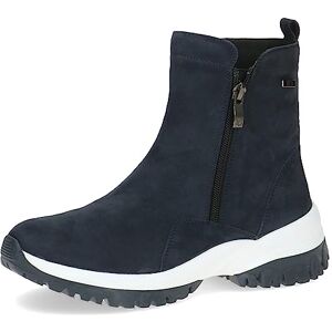 CAPRICE Airmotion Enkellaarsjes voor dames, zonder hak, van leer, waterafstotend, breedte G, Ocean Suède., 36 EU CAPRICE Airmotion Enkellaarsjes voor dames, zonder hak, van leer, waterafstotend, breedte G, Ocean Suède., 36 EU