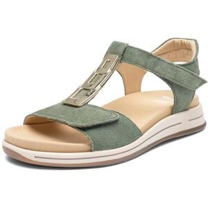 ARA Osaka-S sandaal voor dames, tijm, 40 EU breed, thyme, 40 EU Breed ARA Osaka-S sandaal voor dames, tijm, 40 EU breed, thyme, 40 EU Breed