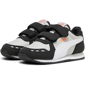 PUMA Cabana Racer Sl 20 V Inf uniseks-baby Sneaker ,ASH GRAY- WHITE- BLACK,23 EU PUMA Cabana Racer Sl 20 V Inf uniseks-baby Sneaker ,ASH GRAY- WHITE- BLACK,23 EU
