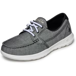 Skechers Dames Go Walk Lite - 15433 Boat Schoen Zwart/Wit - Schoenen Skechers Dames Go Walk Lite - 15433 Boat Schoen Zwart/Wit - Schoenen