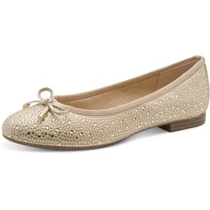 MARCO TOZZI Ballerinas 2-22113-46, balletschoenen voor dames, naturel, maat 41 MARCO TOZZI Ballerinas 2-22113-46, balletschoenen voor dames, naturel, maat 41