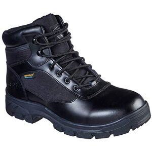 Skechers Wascana Benen veiligheidslaarzen voor heren, Black Leather W Textile, 43 EU Skechers Wascana Benen veiligheidslaarzen voor heren, Black Leather W Textile, 43 EU