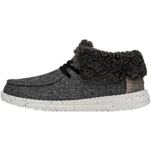 HEYDUDE Hey Dude Dames Fold Stitch Cozy Moccasin, zwart, 36 EU HEYDUDE Hey Dude Dames Fold Stitch Cozy Moccasin, zwart, 36 EU