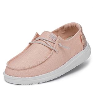 HEYDUDE Hey Dude Wendy Youth Glitter Moccasin, Rose Crystal, 36 EU, Rose Crystal, 36 EU HEYDUDE Hey Dude Wendy Youth Glitter Moccasin, Rose Crystal, 36 EU, Rose Crystal, 36 EU