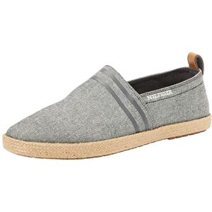 Tommy Hilfiger Heren Espadrilles Basic Tommy Platte Doek Schoenen, Zwart, 40 EU Tommy Hilfiger Heren Espadrilles Basic Tommy Platte Doek Schoenen, Zwart, 40 EU