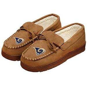 FOCO Los Angeles Rams NFL Mens Team Logo Moccasin Slippers S FOCO Los Angeles Rams NFL Mens Team Logo Moccasin Slippers S