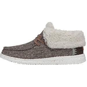 HEYDUDE Hey Dude Dames Fold Stitch Cozy Moccasin, walnoot, 38 EU HEYDUDE Hey Dude Dames Fold Stitch Cozy Moccasin, walnoot, 38 EU