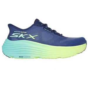 Skechers MAX demping Endeavour Hallandale instapper voor dames, Marine Textiel Lime Trim, 36 EU Skechers MAX demping Endeavour Hallandale instapper voor dames, Marine Textiel Lime Trim, 36 EU