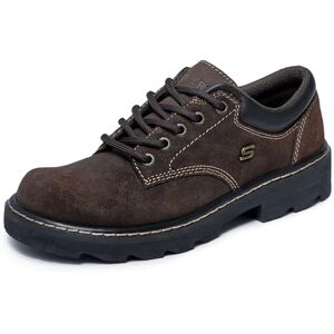 Skechers Dames Partes-Mate Oxford, Chocolade Suede Leer, 38 EU Skechers Dames Partes-Mate Oxford, Chocolade Suede Leer, 38 EU