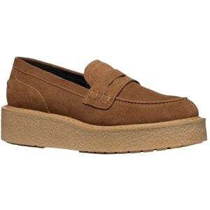 Geox Dames D Elidea A Moccasin, Dk Camel, 35 EU Geox Dames D Elidea A Moccasin, Dk Camel, 35 EU