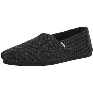 TOMS Alpargata Cloudbound instappers voor dames, Zwart Rib Gebreid Faux Fur, 39 EU TOMS Alpargata Cloudbound instappers voor dames, Zwart Rib Gebreid Faux Fur, 39 EU
