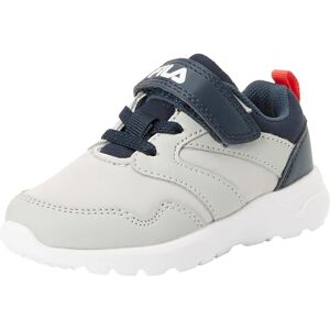 FILA Fogo Velcro TDL Kinderschoenen, uniseks, grijs, paars, marineblauw, 23 EU FILA Fogo Velcro TDL Kinderschoenen, uniseks, grijs, paars, marineblauw, 23 EU