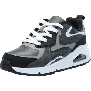 Skechers Uno Gen1 Color SurgeTrainers voor jongens, Grijs Zwart, 37.5 EU Skechers Uno Gen1 Color SurgeTrainers voor jongens, Grijs Zwart, 37.5 EU