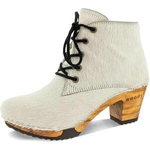 woody Betty enkellaarsjes voor dames, wit bont, 37 EU, wit bont, 37 EU woody Betty enkellaarsjes voor dames, wit bont, 37 EU, wit bont, 37 EU
