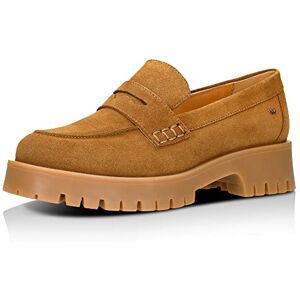 WOJAS Mocassins voor dames, suède, casual stijl, comfort en gemak, decoratief accent, zool met profiel, perfect voor de herfst, 46124-63, lichtbruin, lichtbruin, 37 EU WOJAS Mocassins voor dames, suède, casual stijl, comfort en gemak, decoratief accent, zool met profiel, perfect voor de herfst, 46124-63, lichtbruin, lichtbruin, 37 EU