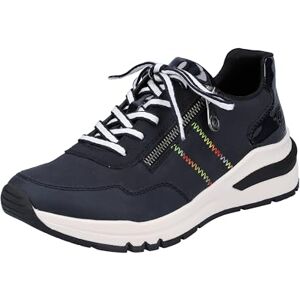 Rieker Comfortabele damesschoenen M6601, veterschoenen, losse inlegzool, blauw, 38 EU Rieker Comfortabele damesschoenen M6601, veterschoenen, losse inlegzool, blauw, 38 EU