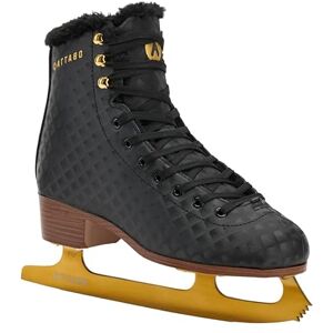 ATTABO Lukso Kunstschaatsen voor dames, zwart, roestvrijstalen glijders, klassieke laarzen, warme binnenvoering, hoge enkelsteun, veters voor training en vrije tijd, zwart, 37 EU ATTABO Lukso Kunstschaatsen voor dames, zwart, roestvrijstalen glijders, klassieke laarzen, warme binnenvoering, hoge enkelsteun, veters voor training en vrije tijd, zwart, 37 EU