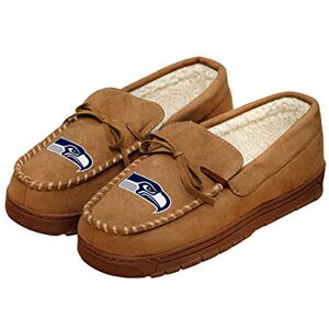FOCO Seattle Seahawks NFL Mens Team Logo Moccasin Slippers M FOCO Seattle Seahawks NFL Mens Team Logo Moccasin Slippers M