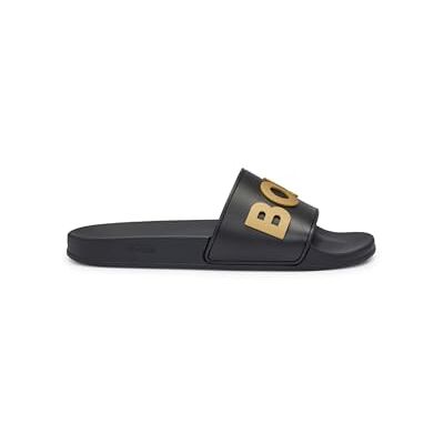 Boss Heren Kirk rblg_N Slide, Zwart, 36 EU, zwart Boss Heren Kirk rblg_N Slide, Zwart, 36 EU, zwart