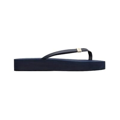 Tommy Hilfiger Dames ELEVATED CHIC BEACH SANDAL Flip Flops, BLAUW (Space Blue), 6.5 UK, Blauw Ruimte Blauw, 40 EU Tommy Hilfiger Dames ELEVATED CHIC BEACH SANDAL Flip Flops, BLAUW (Space Blue), 6.5 UK, Blauw Ruimte Blauw, 40 EU