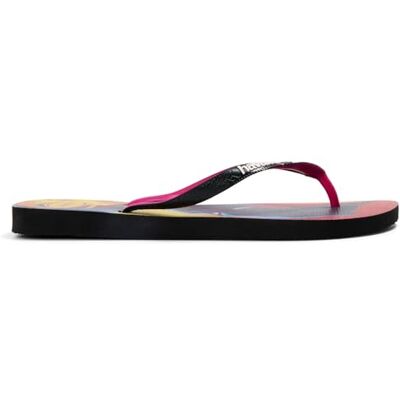 Havaianas Unisex Top Marvel Tongen, Zwart Elektrisch Roze, 33/34 EU Havaianas Unisex Top Marvel Tongen, Zwart Elektrisch Roze, 33/34 EU