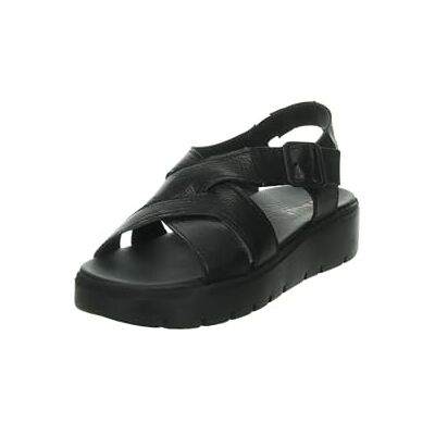 Think! Dames Sing Light lederen voering sandalen, zwart 0000, 42 EU Think! Dames Sing Light lederen voering sandalen, zwart 0000, 42 EU