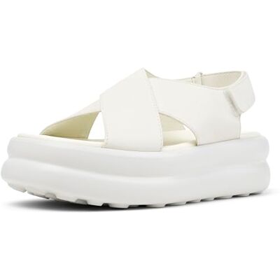 Camper Dames Pelotas Flota Up K201931 X-Strap Sandaal, White Natural 002, 38 EU Camper Dames Pelotas Flota Up K201931 X-Strap Sandaal, White Natural 002, 38 EU