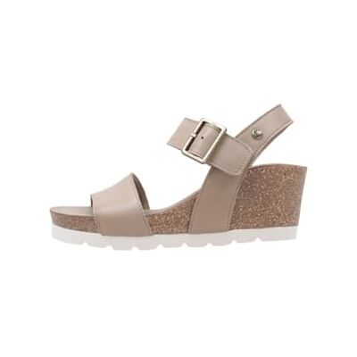 Panama Jack Vega Wedge sandalen voor dames, Taupe B4, 41 EU Panama Jack Vega Wedge sandalen voor dames, Taupe B4, 41 EU