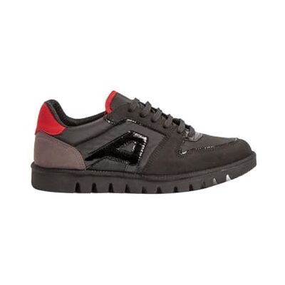 ART 1589 Ontario, sneakers voor volwassenen, uniseks, zw-rood, 36 EU, Zw Rood, 36 EU ART 1589 Ontario, sneakers voor volwassenen, uniseks, zw-rood, 36 EU, Zw Rood, 36 EU