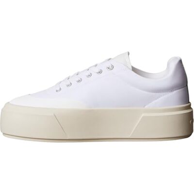 Calvin Vrouwen Flatform LACE UP NYL Mix YW0YW0YW02013 Low Top, Wit (Bright White/Dk Ecru), 7, Wit Helder Wit Dk Ecru, 40 EU Calvin Vrouwen Flatform LACE UP NYL Mix YW0YW0YW02013 Low Top, Wit (Bright White/Dk Ecru), 7, Wit Helder Wit Dk Ecru, 40 EU