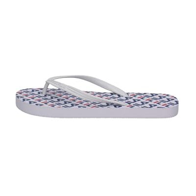 FILA Dames Troy Logo wmn Slipper, Wit, 39 EU FILA Dames Troy Logo wmn Slipper, Wit, 39 EU